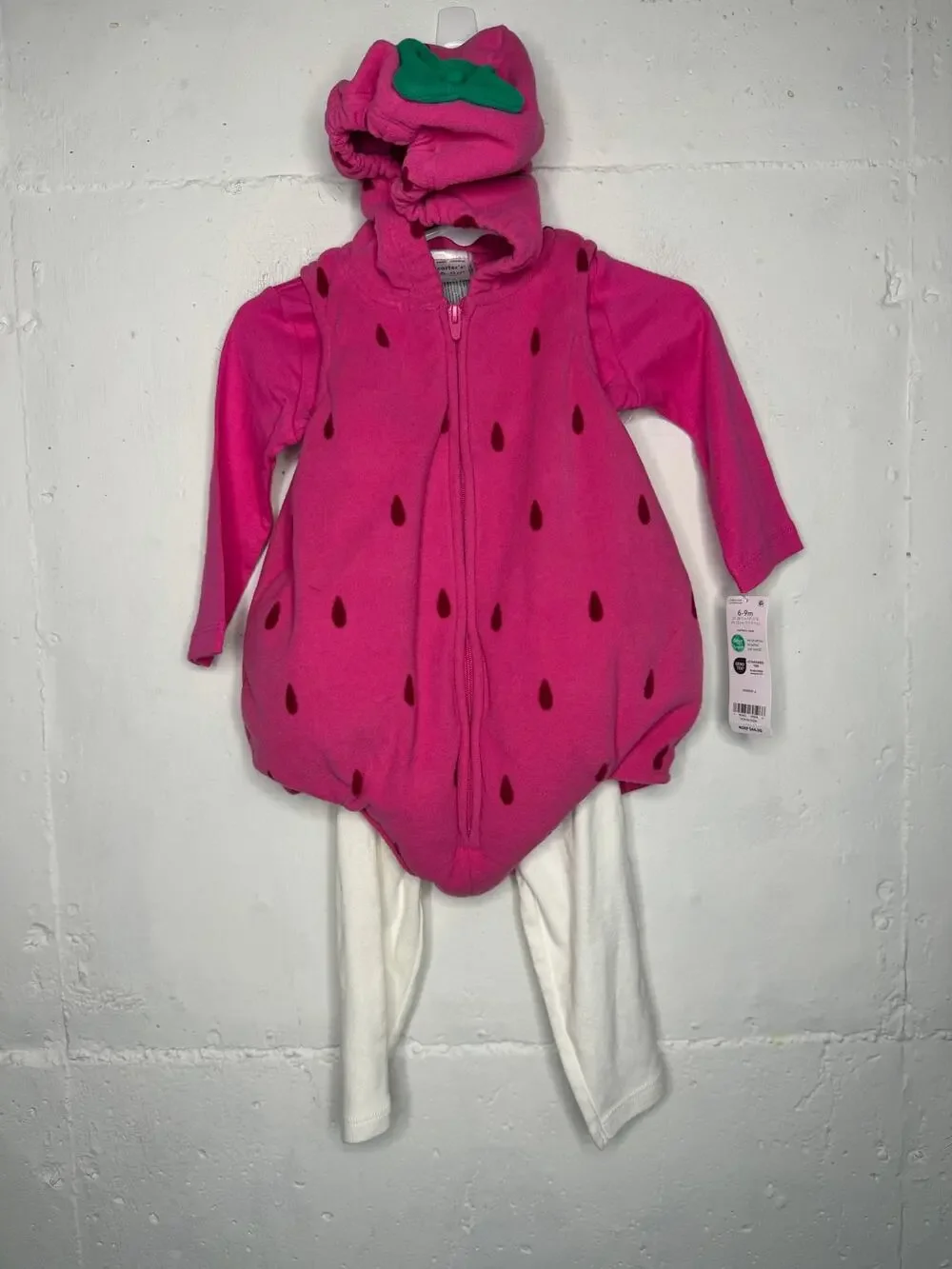 NEW Carters Strawberry Costume 6-9 Months